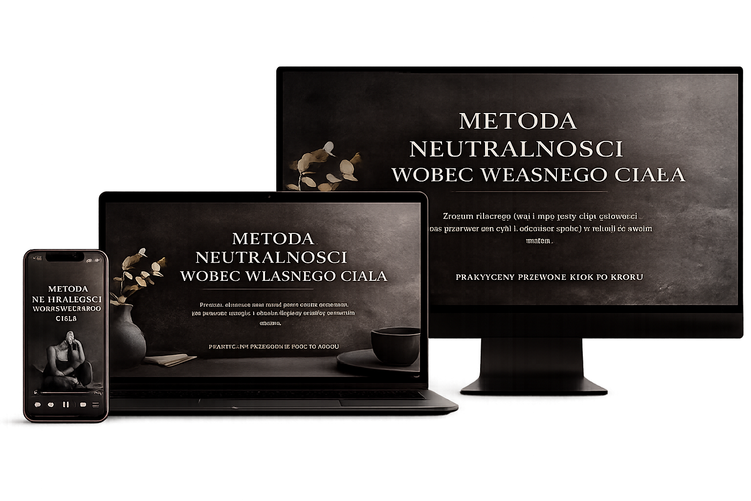 Metoda Neutralności wobec własnego ciała — mockup
