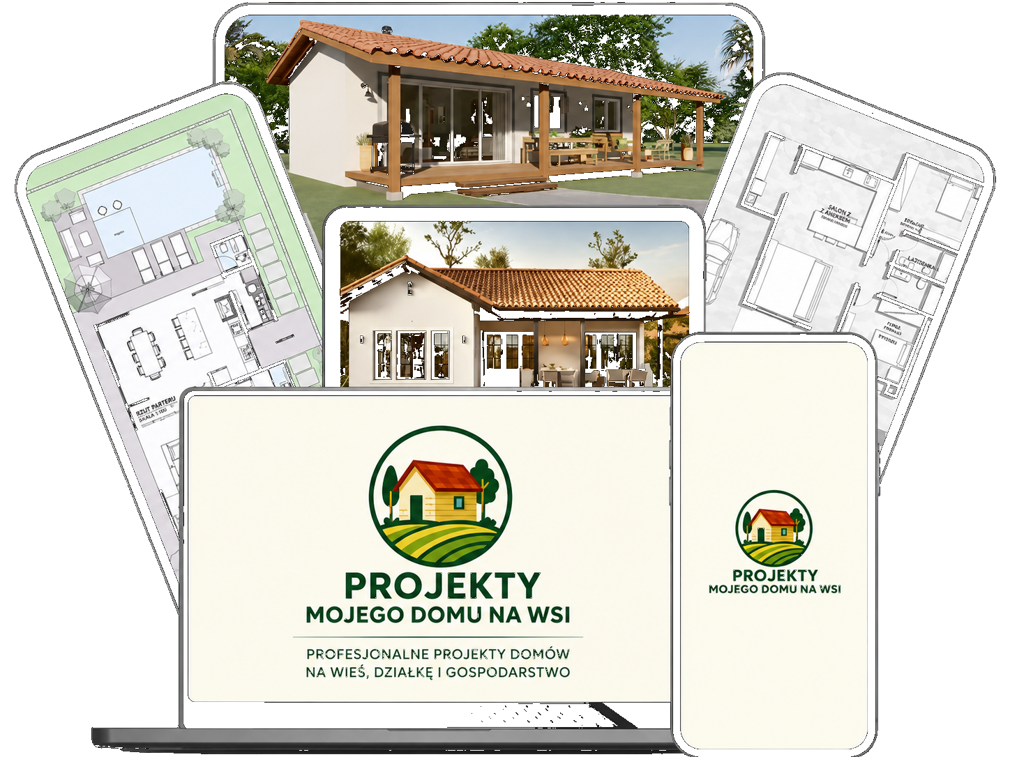 Projekty Mojego Domu na Wsi — mockup